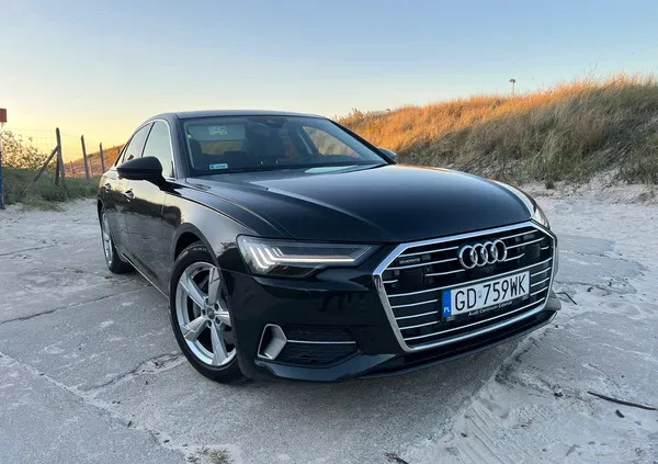 audi Audi A6 cena 185700 przebieg: 140000, rok produkcji 2018 z Lębork